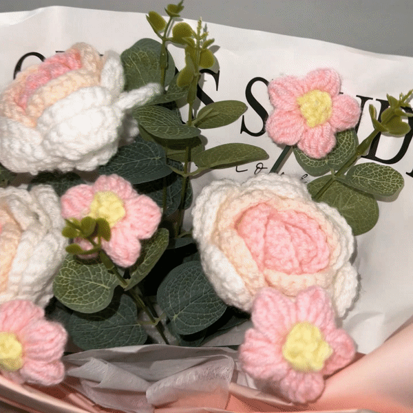 White & Pink Rose Bouquet®