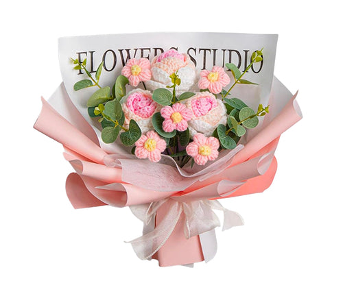 White & Pink Rose Bouquet®