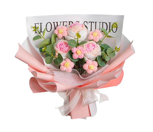 White & Pink Rose Bouquet®