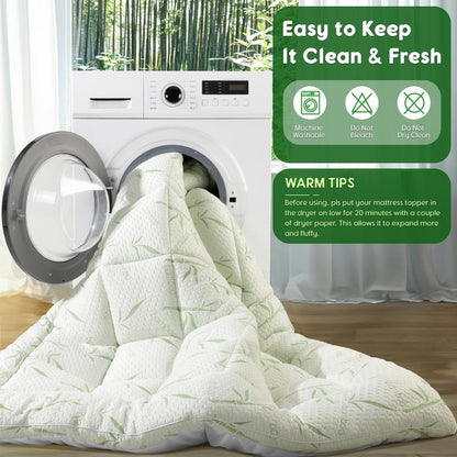 Hotel Luxe Cooling Mattress Topper