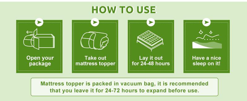 Hotel Luxe Cooling Mattress Topper