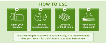 Hotel Luxe Cooling Mattress Topper