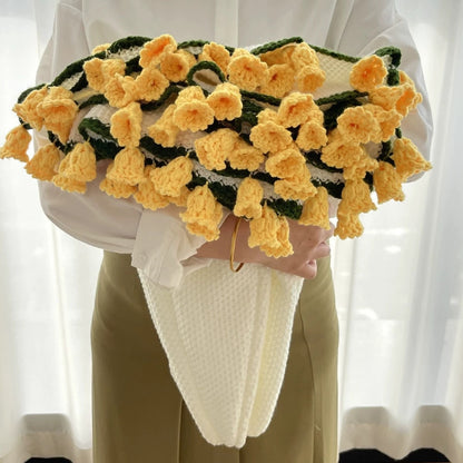 Yellow Tulip Bouquet Blanket