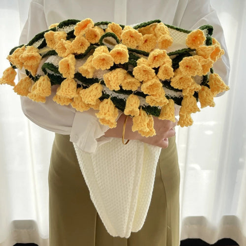 Yellow Tulip Bouquet Blanket