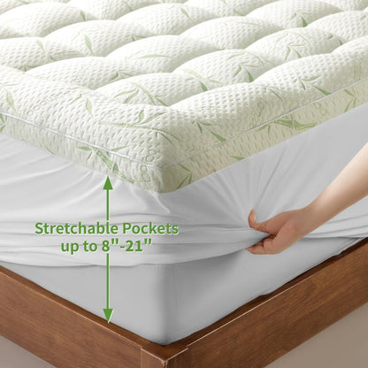 Hotel Luxe Cooling Mattress Topper