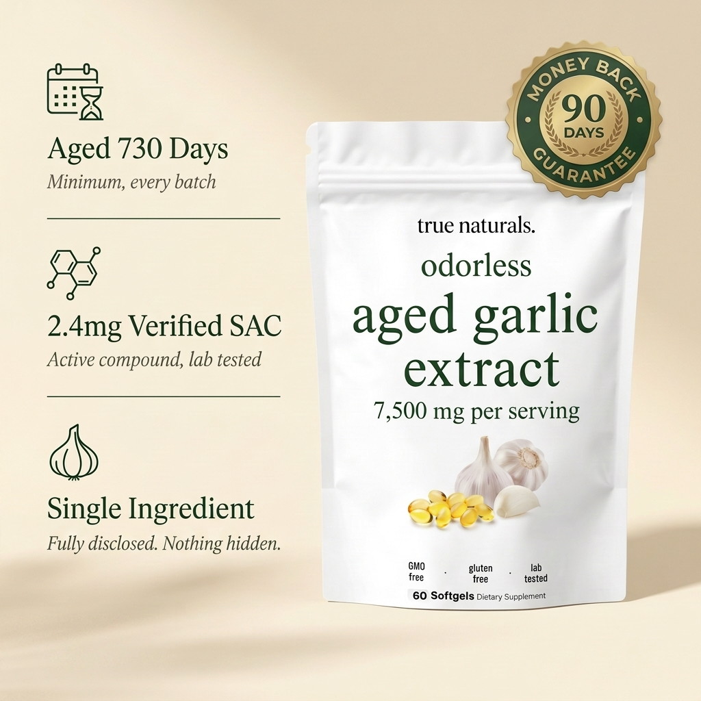 Aged Garlic Extract - 7500mg Odorless Softgels