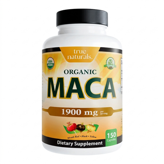 Organic Maca Root Blend - High Potency 1900mg