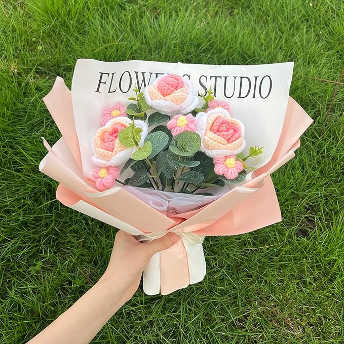 White & Pink Rose Bouquet®